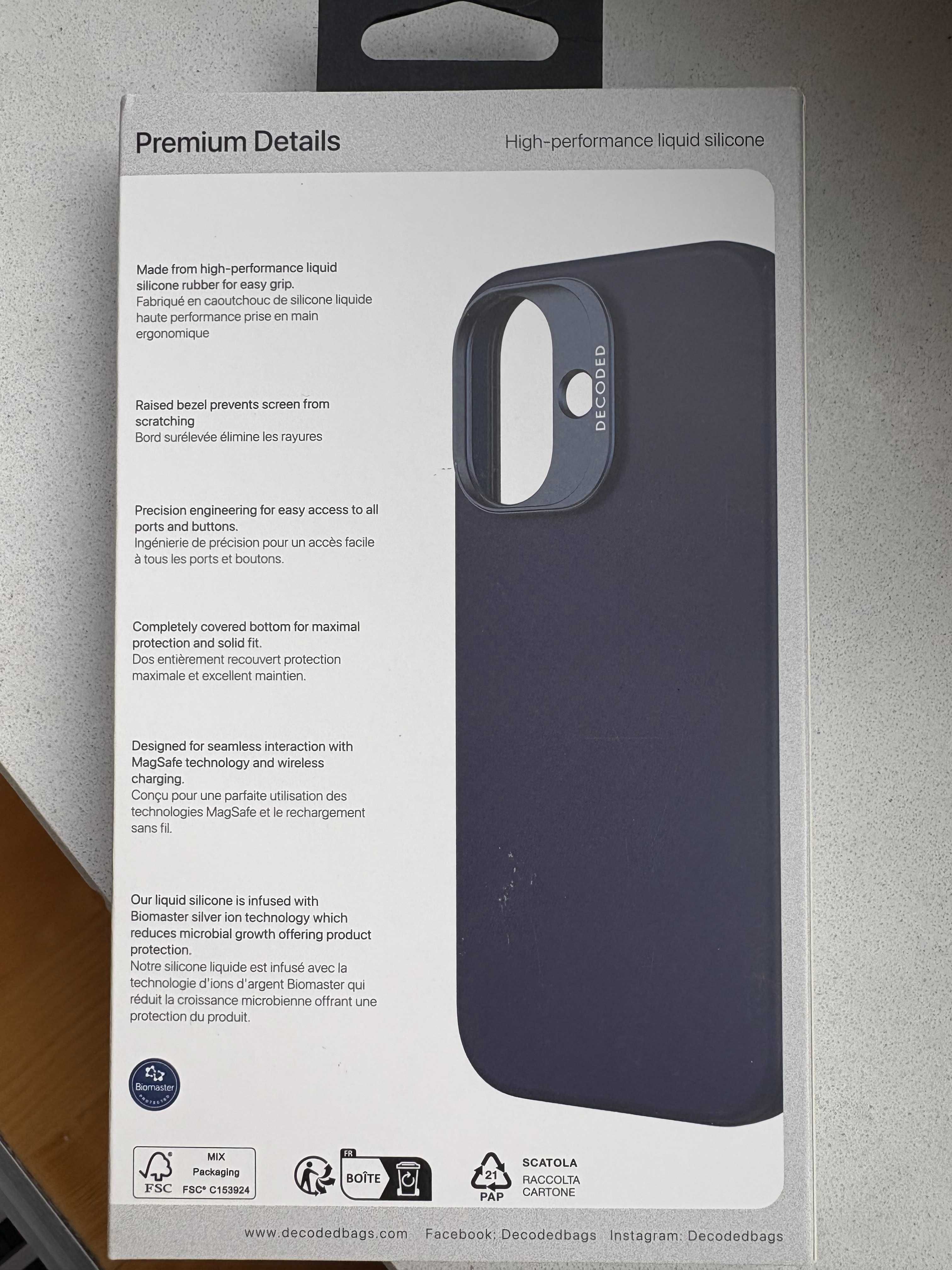 Case Etui iPhone 16 Decoded Silikonowy