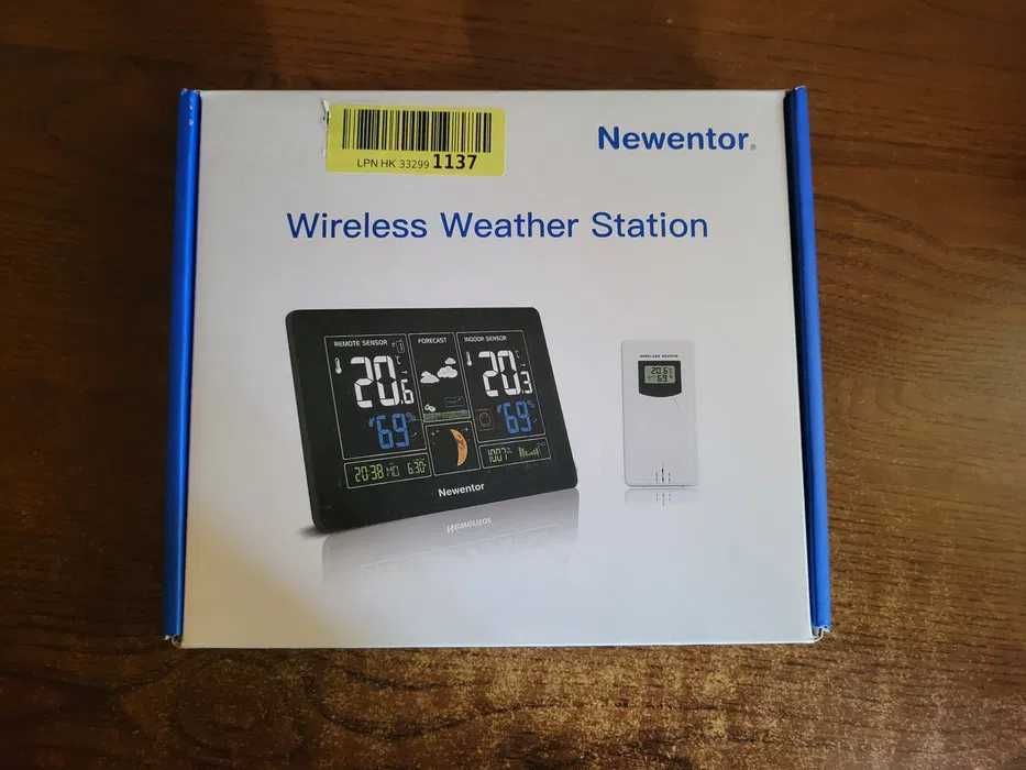 Метеостанція Newentor Q3 з  для дому та вулиці з прогнозом