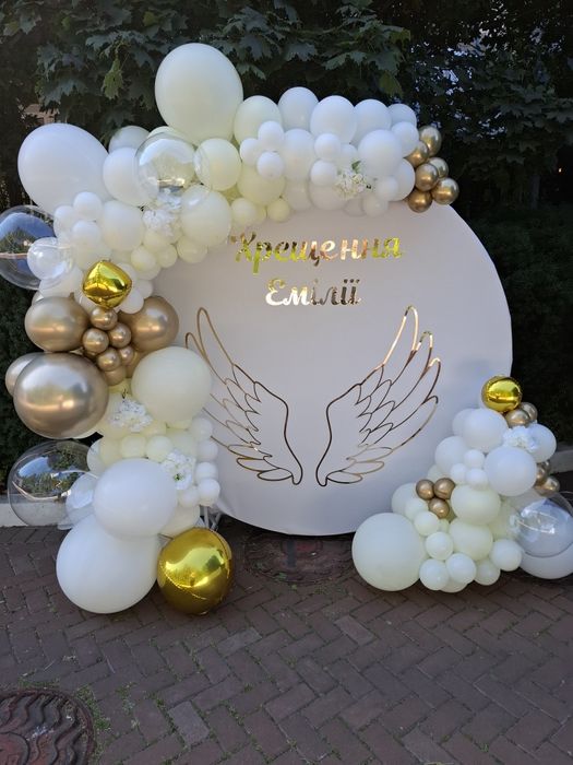 Фотозона на рік . Оренда фотозон .Хрещення. Позняки