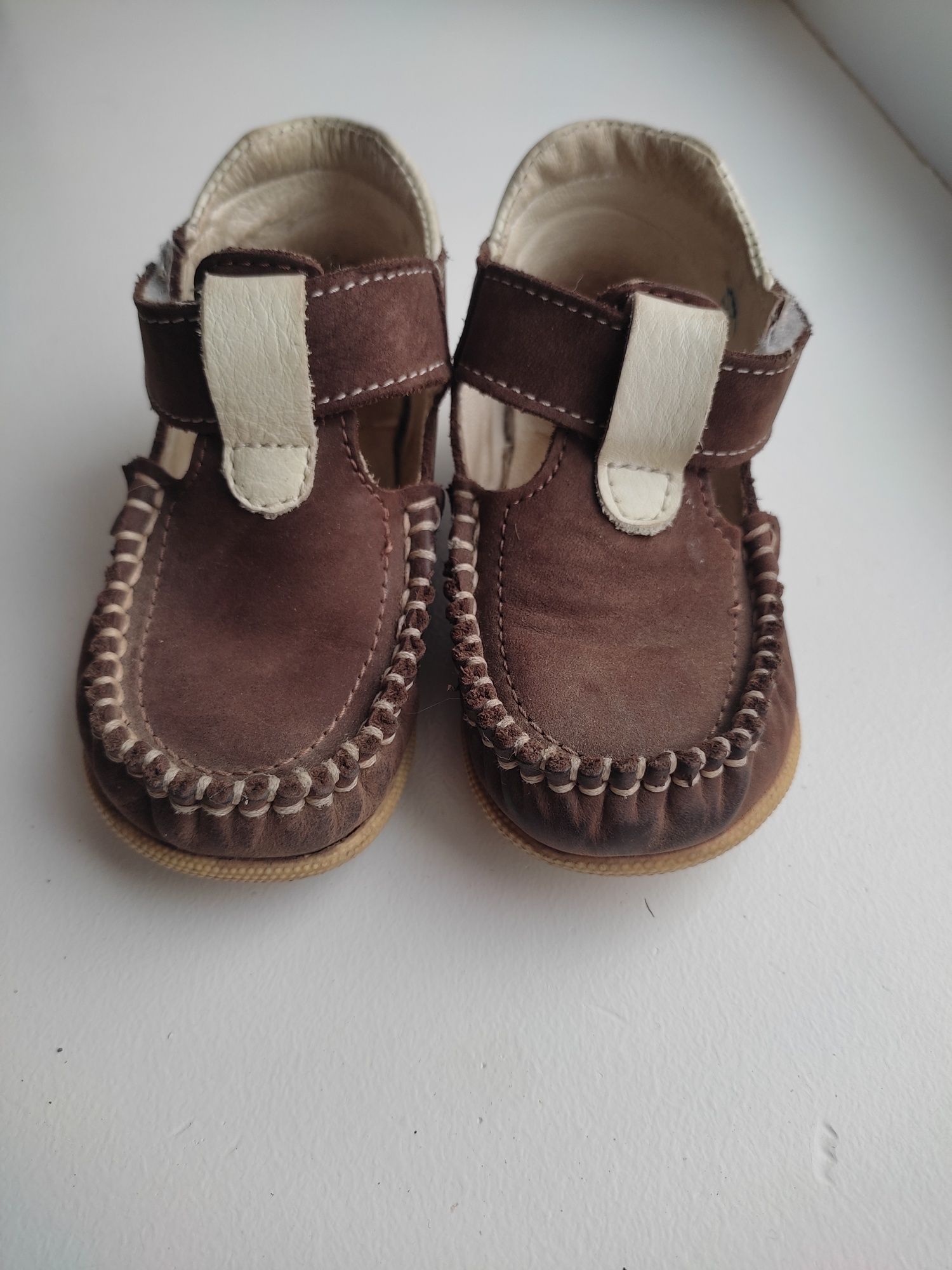 Легкие демисезонные ботинки ТМ "Берегиня" р. 20 (Нубук) для мальчика