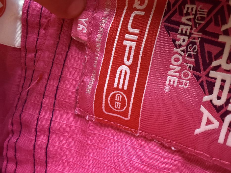 Kimono Jiu-Jitsu Gracie Barra Y6 Rosa + Rash Guard Original