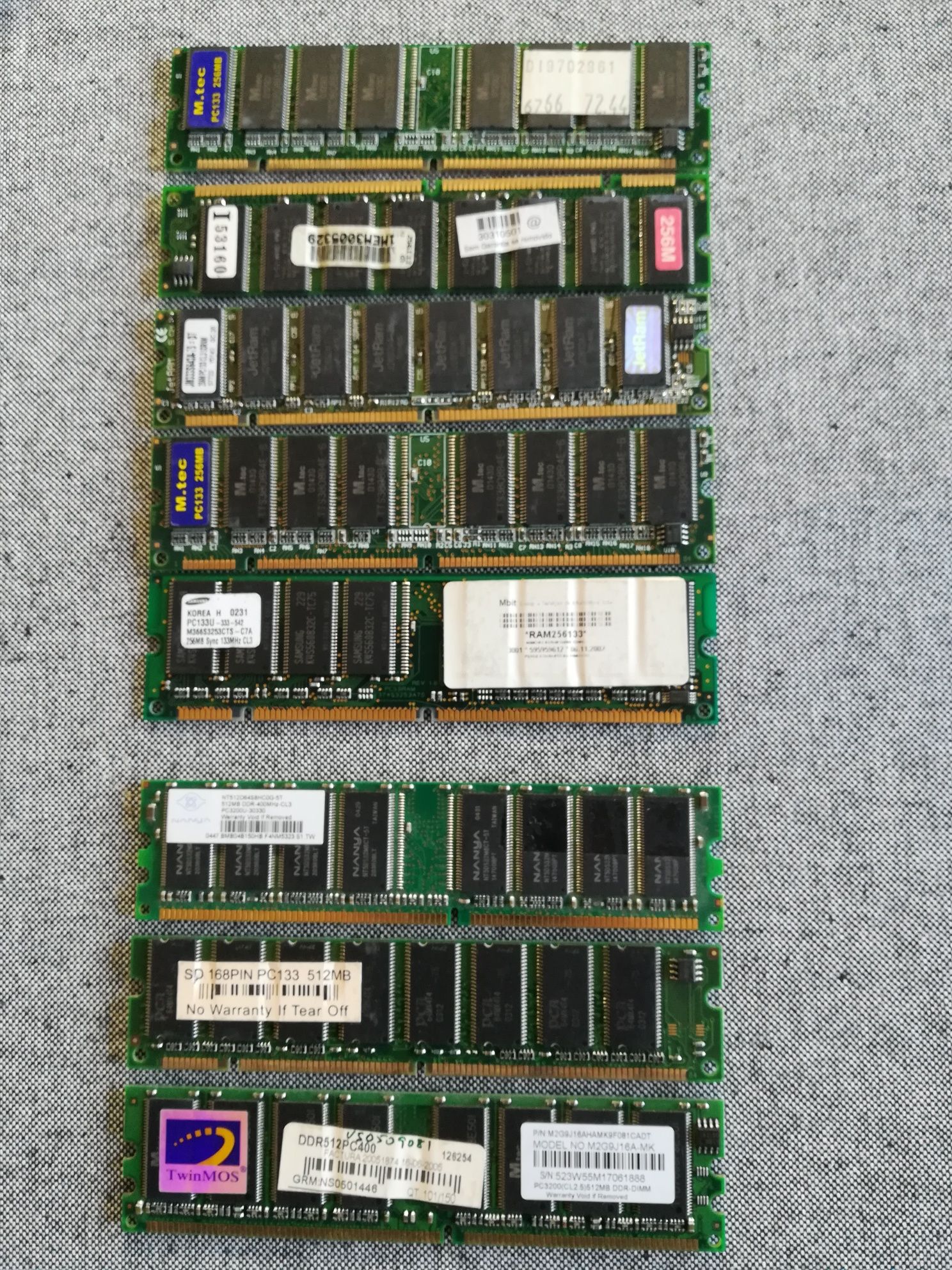 Memorias RAM PC