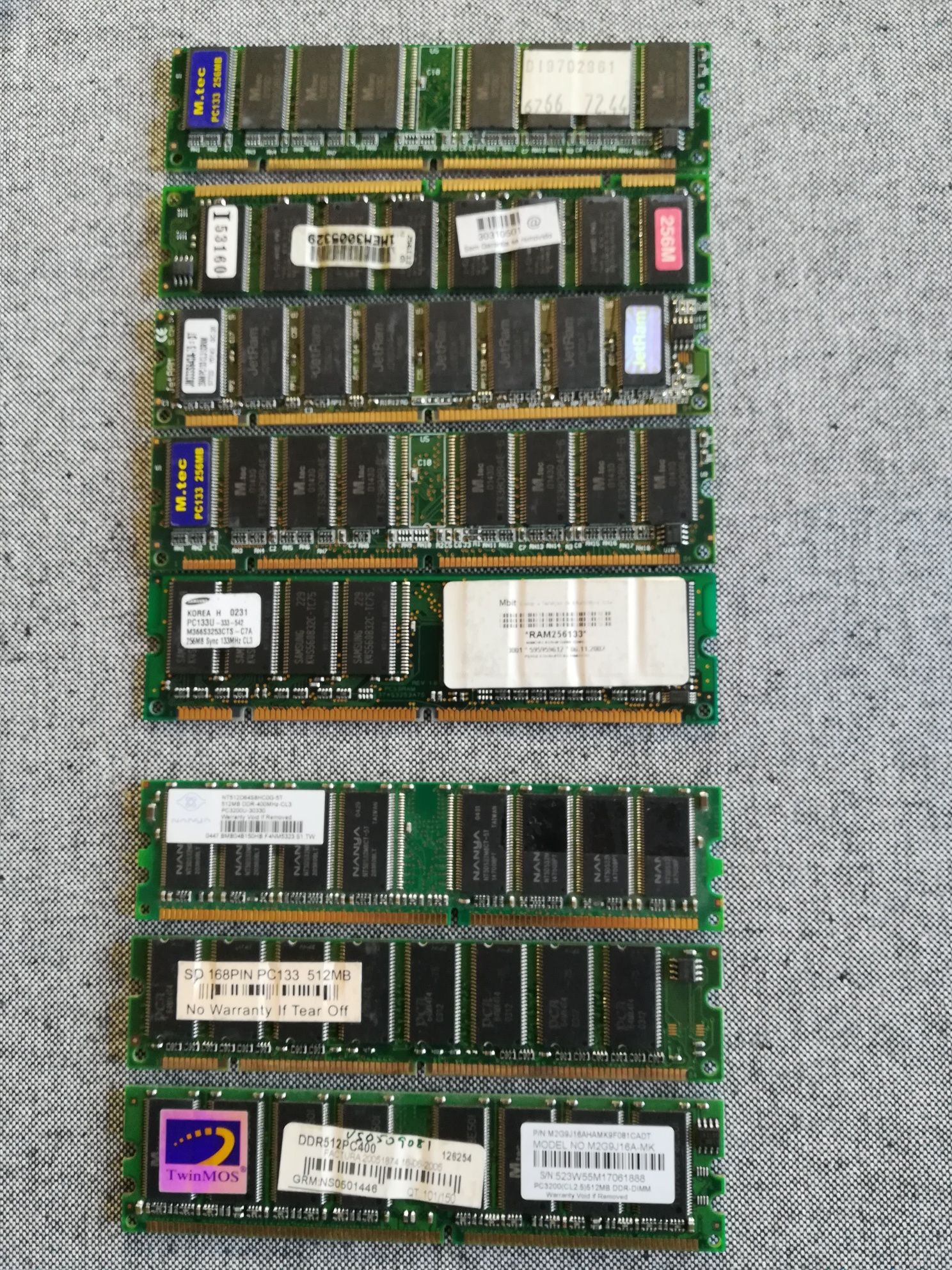 Memorias  RAM  PC