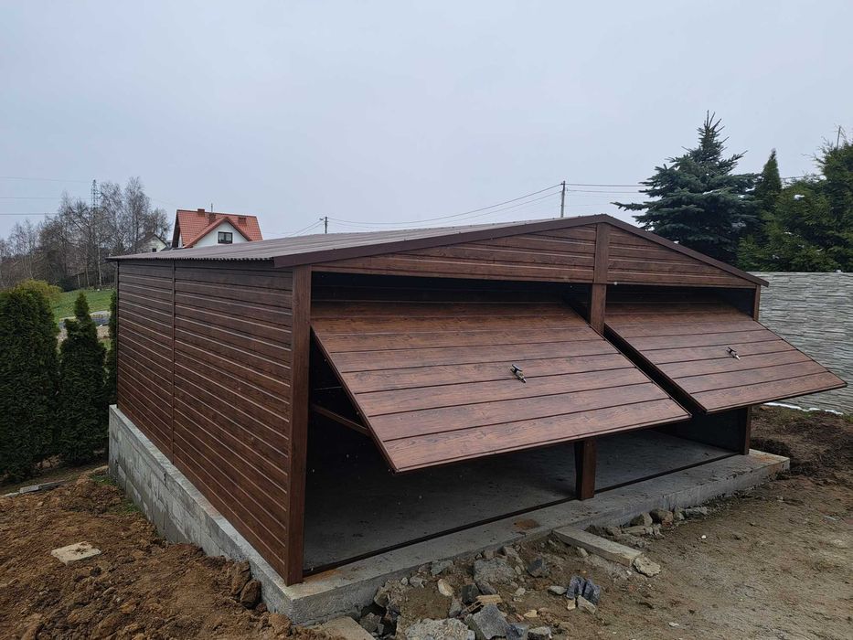 Garaże blaszane, wszystkie wymiary profil zamknięty ,producent