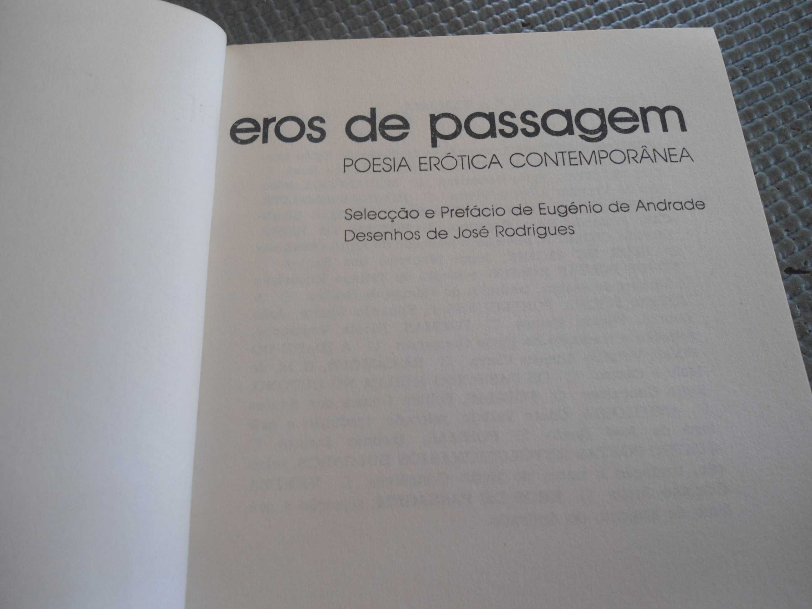 Eros de passagem-Poesia Erótica Contemporânea (1982)
