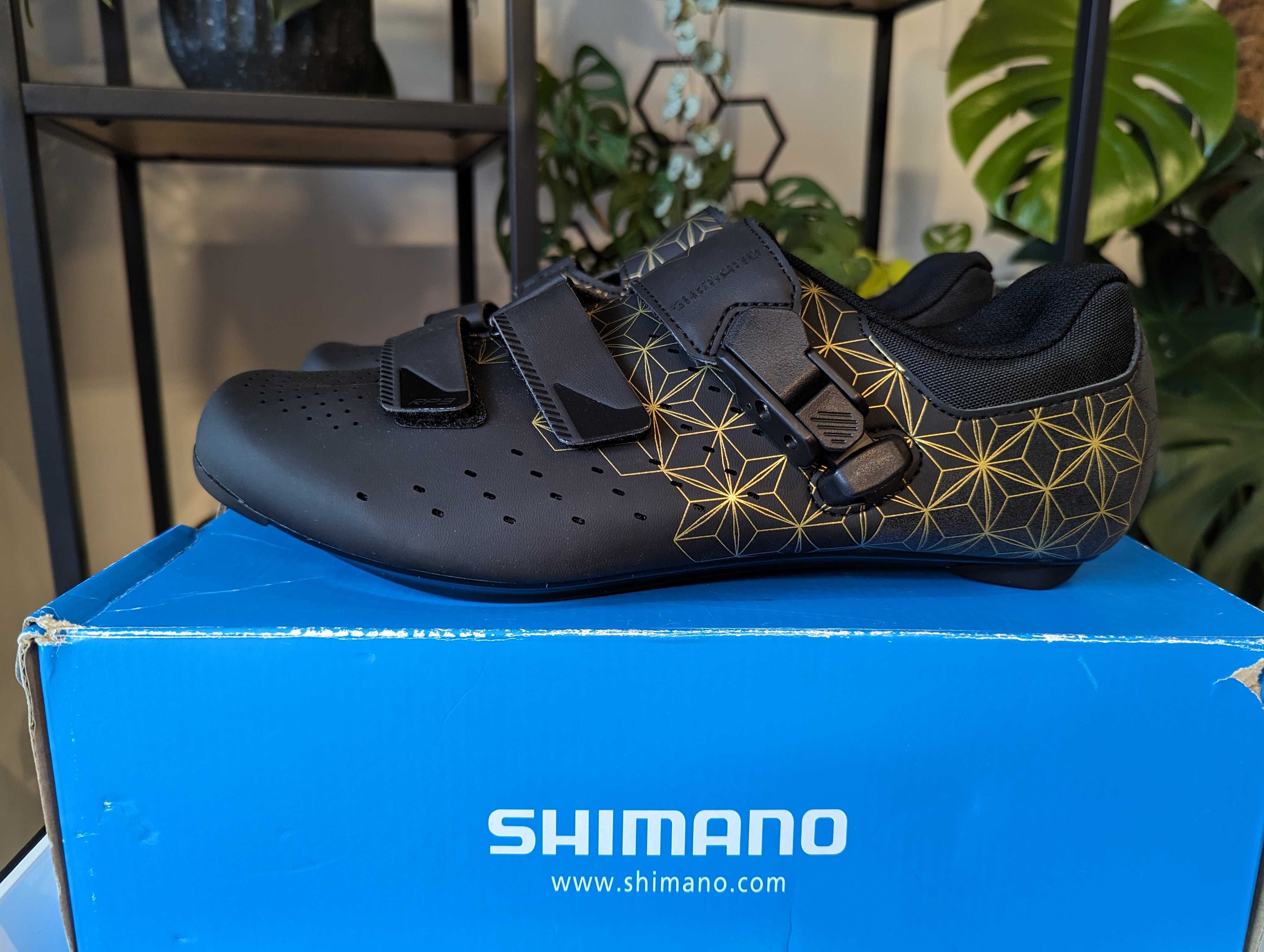 Buty Shimano SH-RP301 RP3 (r.44) BLACK/GOLD