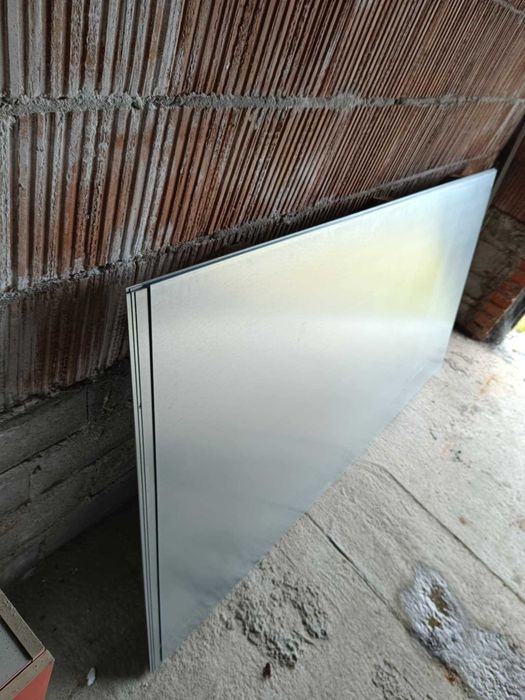 Blacha ocynkowana/stalowa płaska 1 mm 2000 x 1000 nowa, 10 arkuszy