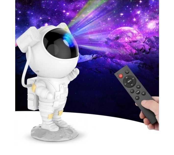 Ночник-проектор звездного неба космонавт проектор галактики с пультом