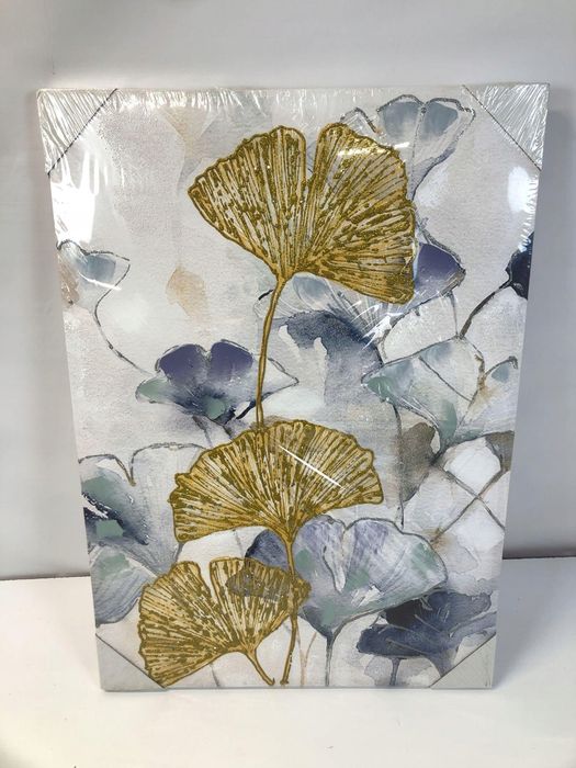 ARTTOR Obraz na Płótnie 100x70cm Abstrakcja Złoto Róż Wall Decor