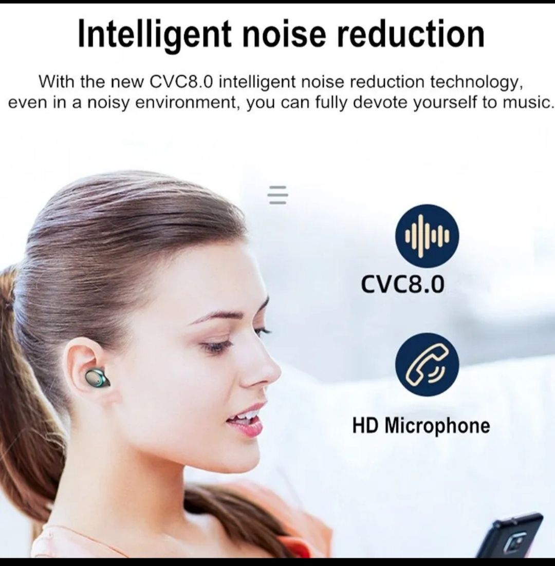 Беспроводные наушники F9 Bluetooth
