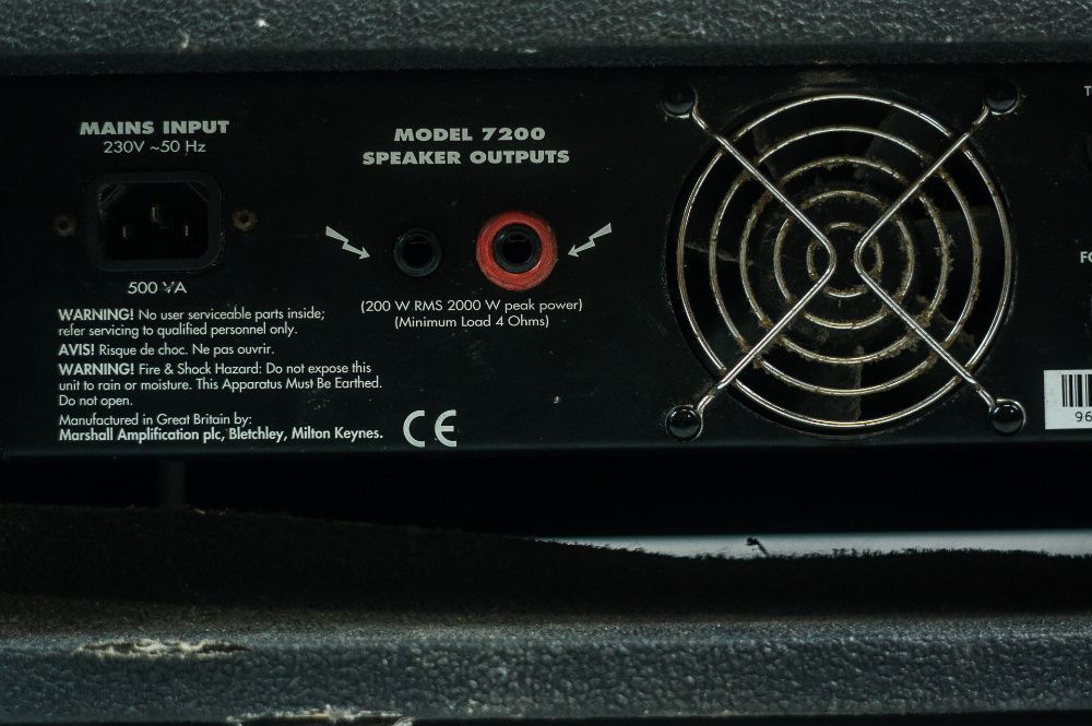Marshall DBS 7200 hybrydowy wzmacniacz basowy 90s UK zamiana