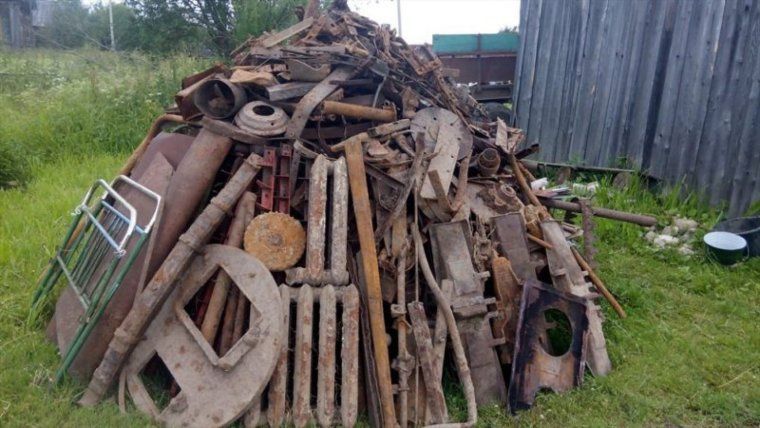 Металлолом до 7 грн сдать лом черный хлам из гаражей вывоз
