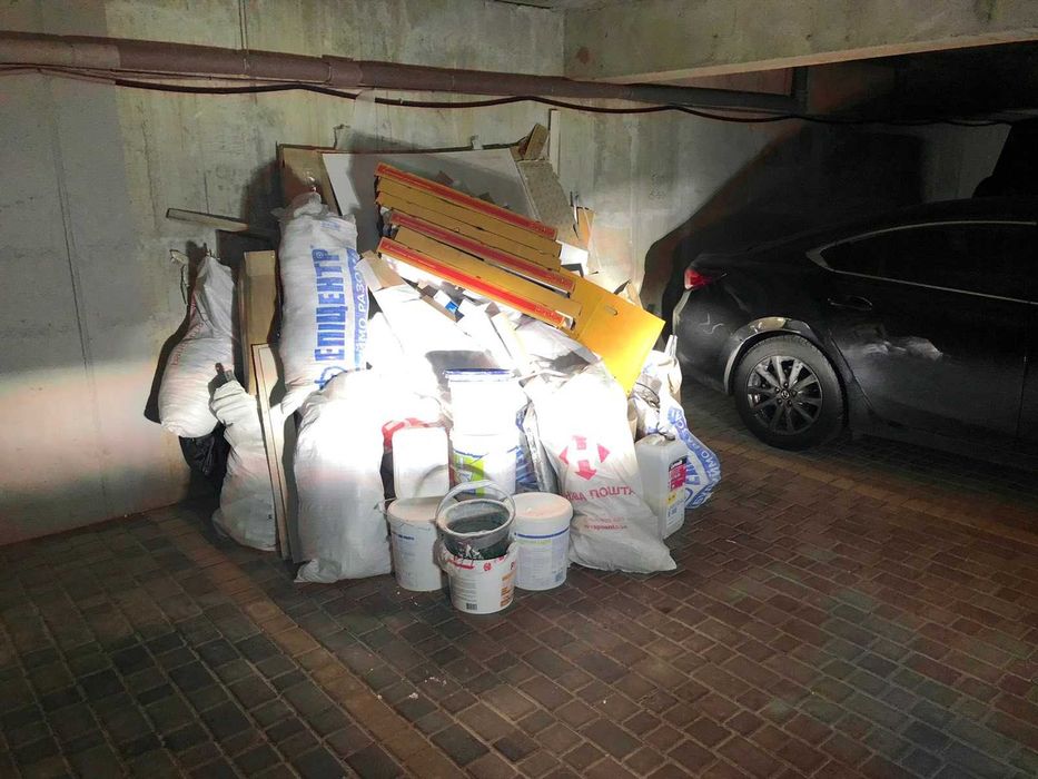 Вывоз строймусора, вывоз хлама, Самосвал, погрузка. Подъем стройматер.