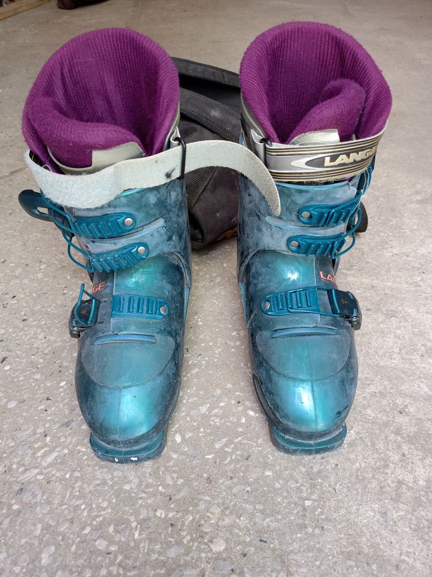 Buty Narciarskie Lange Anthea Rozmiar 24,5 + Plecak