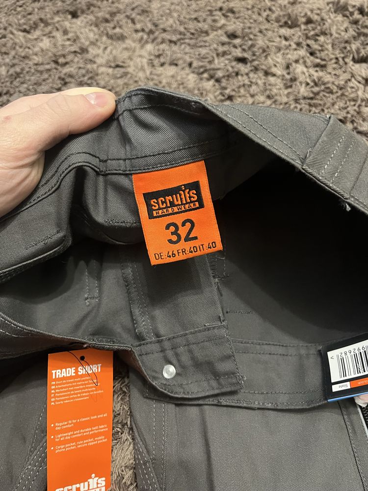 НОВЫЕ робочие шорты SCRUFFS