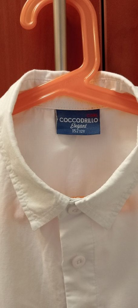 Biała koszula Coccodrilo Elegant r. 152
