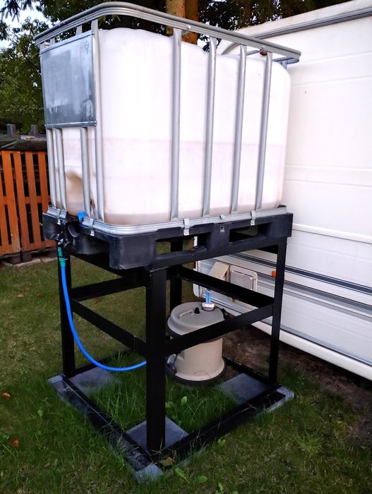 Stojak pod zbiornik mauzer