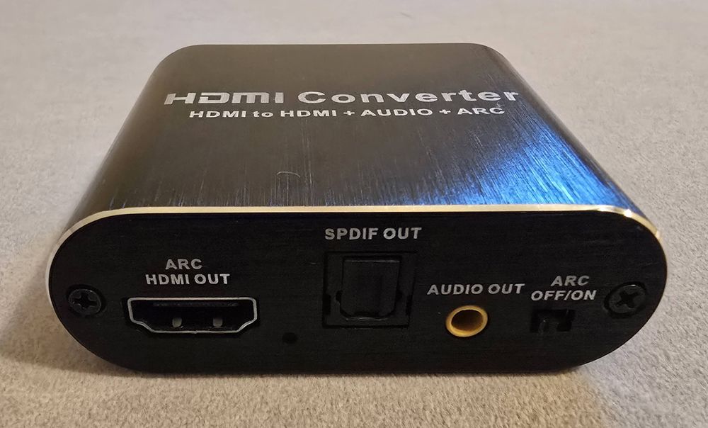 HDMI converter / ekstraktor HDMI -> HDMI + TOSLINK + ARC