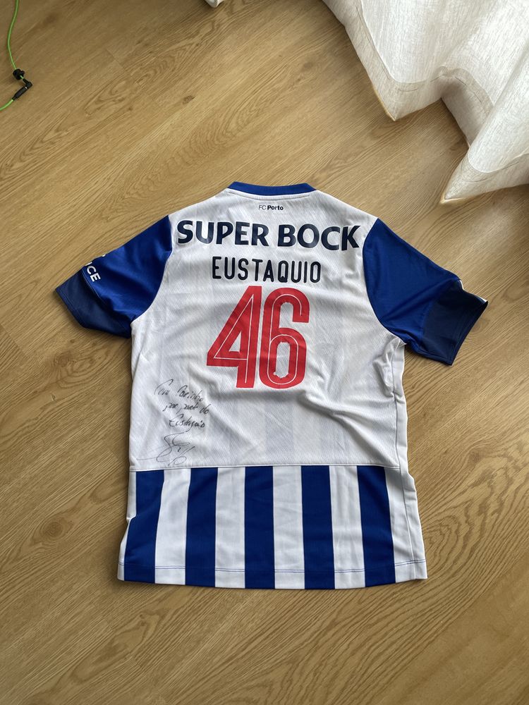 Camisola Porto Autografada - Eustáquio 46