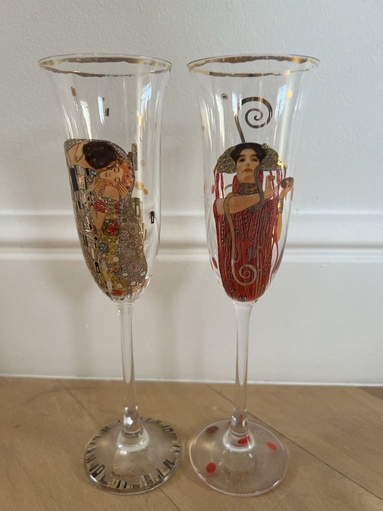 Kieliszki do szampana Gustav Klimt