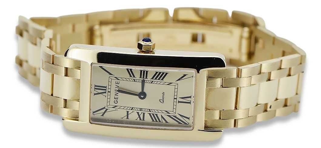 Złóty 14k (585) męski zegarek 86g NOWY - NAJTANIEJ! mw089y W