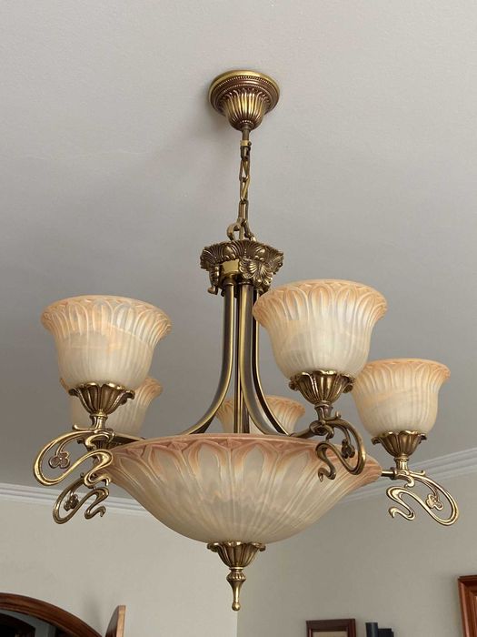 Candeeiro de Teto para Sala + 3 Apliques de Parede