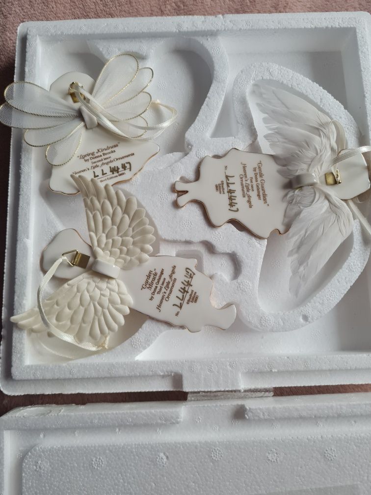 Kolekcjonerskie anioły Bradford z certyfikatem autentycznosci, komunia