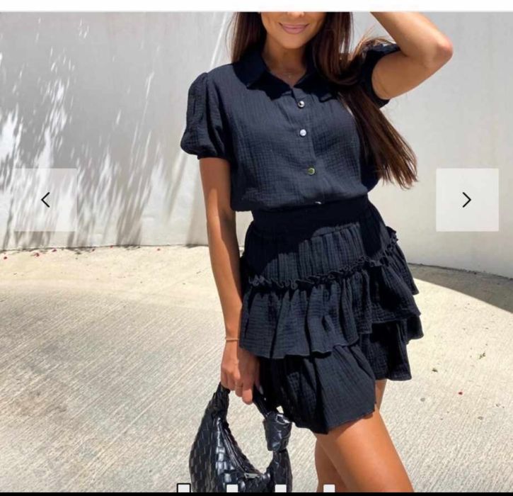 Śliczny komplet varlesca xs spodniczka i koszula