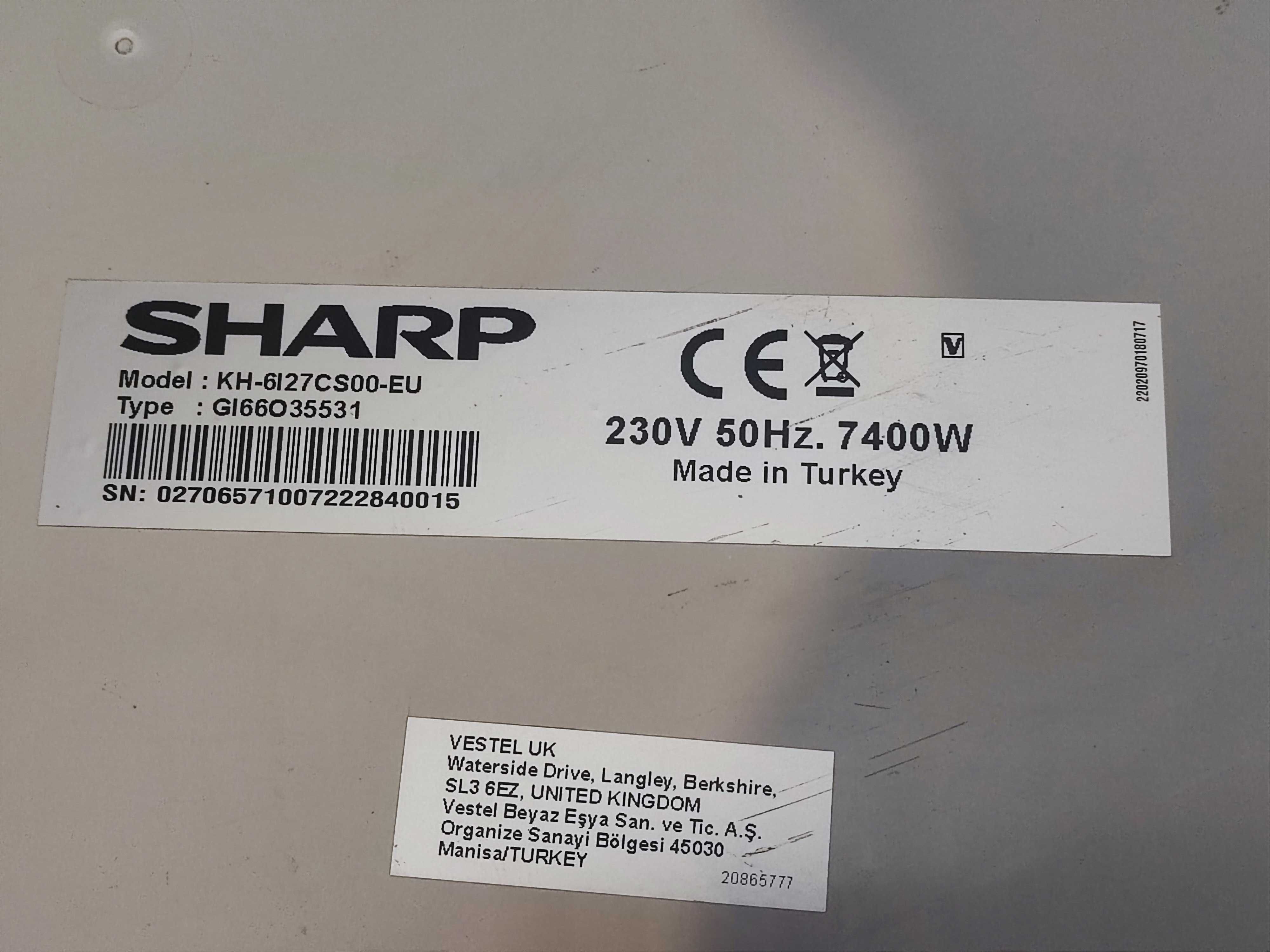 Płyta indukcyjna Sharp KH-6I27CS00-EU