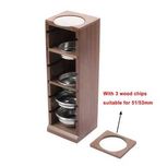 Drewniany stojak (organizer) na koszyki/filtry do Espresso 51/53/58mm