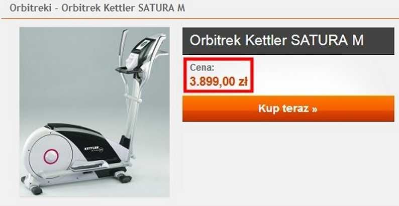 Niemiecki orbitrek KETTLER SATURA M ! Sklep 3900 zł !