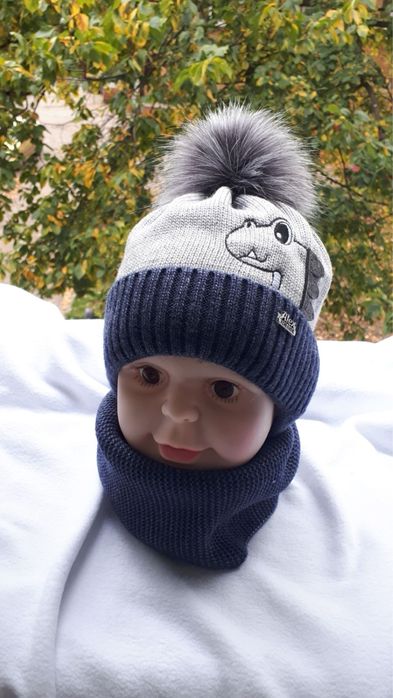 АКЦІЯ Шапка зимова зимняя хлопчика мальчика девочки дівчинки