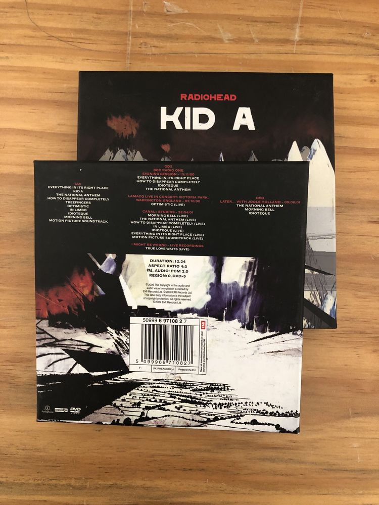 Radiohead - KID A pack com extras