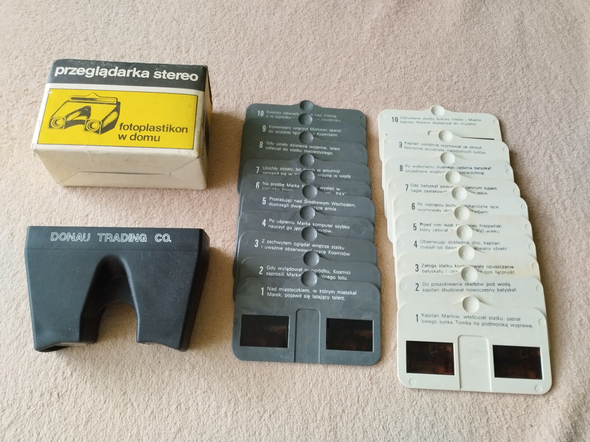 Przeglądarka stereo DONAU TRADING CO. 3D +2 komplety slajdów