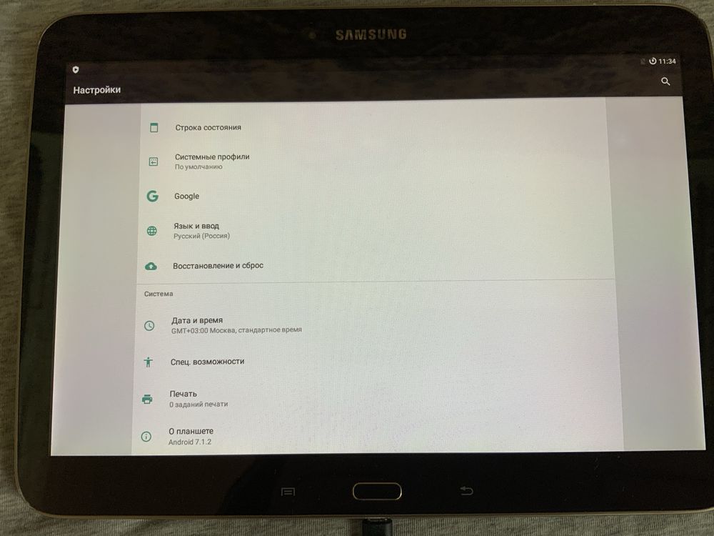 Планшет Samsung Galaxy Tab-3, экран 10.1 дюйма. Без нюансов
