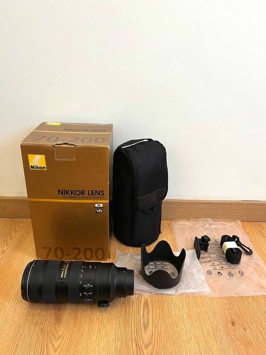 Nikon AF-S Nikkor 70-200mm F2.8G ED VR II - Perfeitas condições