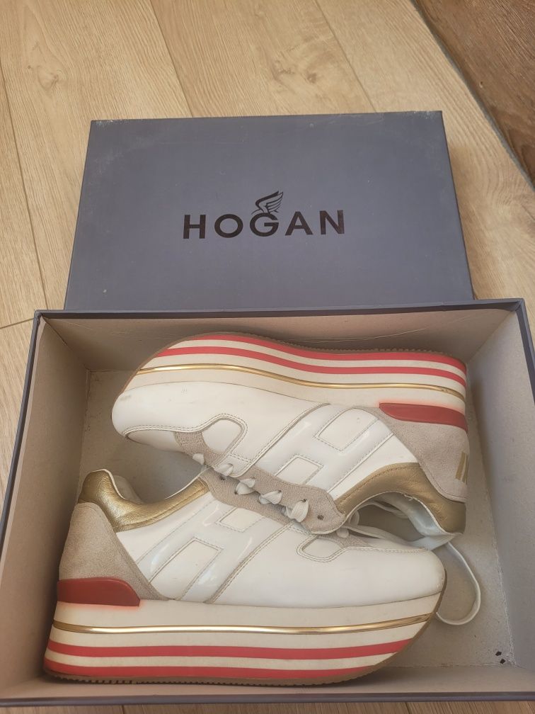 Кожаные кроссовки HOGAN