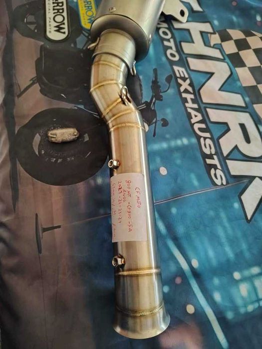 Kit escap moto arrow pro race  +curva cf moto 800mt,b trk, tenere etc