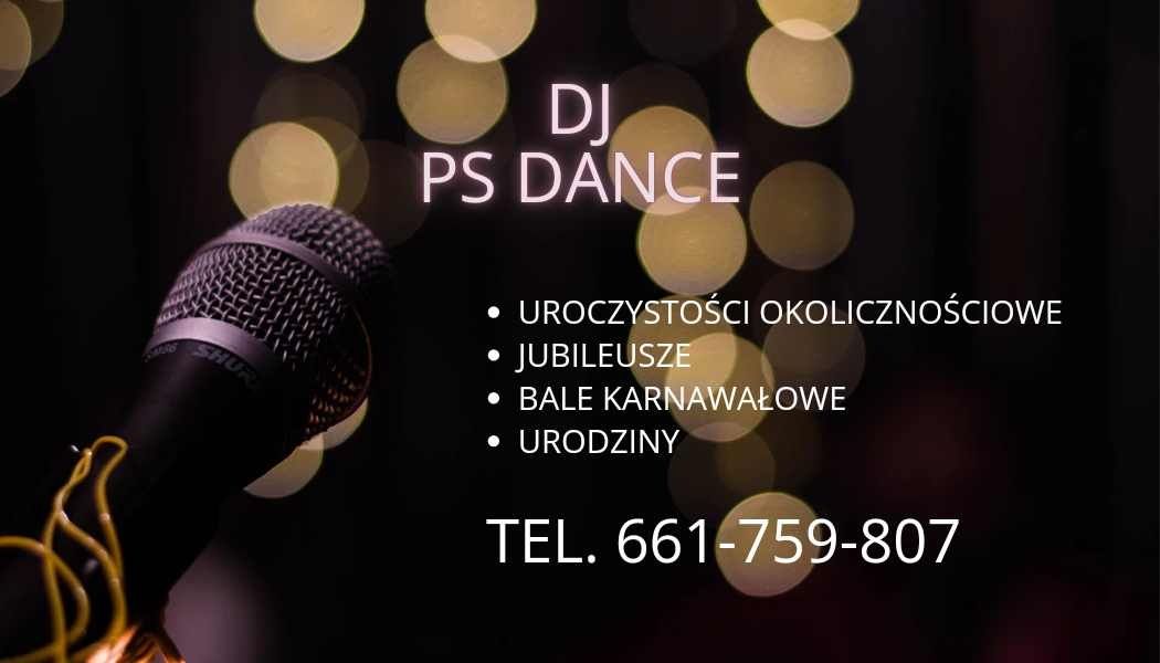 DJ PS Dance obsługa imprez okolicznościowych nagłośnienie oświetlenie