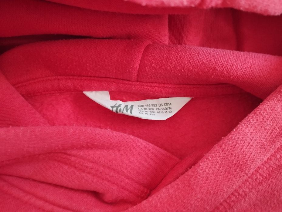 Bluza kangurka H&M NASA czerwona