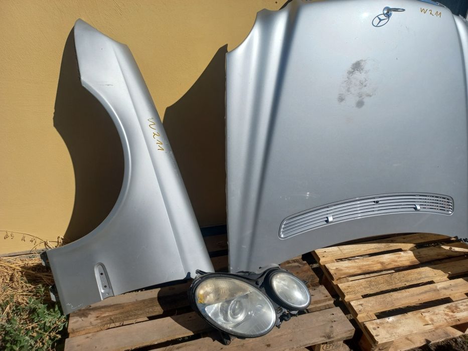 Maska przód przednia kompletna mercedes w211 grill atrapa