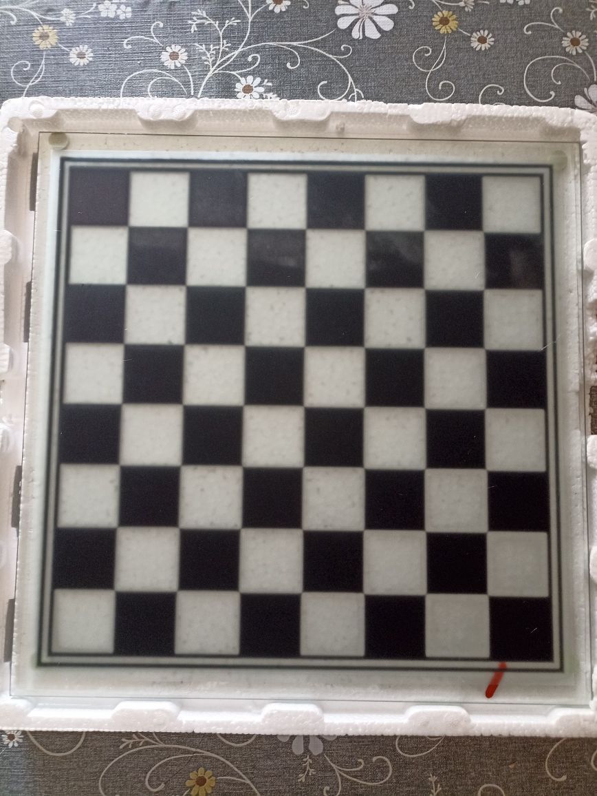Jogo de Xadrez em Vidro