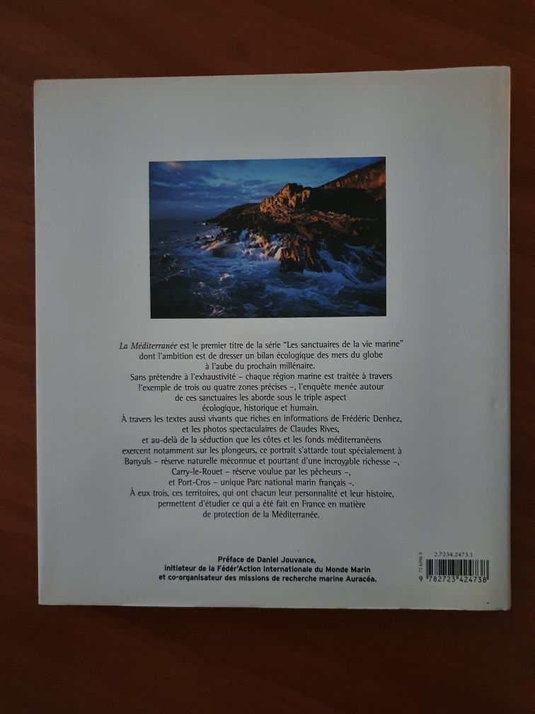 Livro sobre vida marinha- Mer Méditerranée