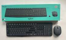klawiatura+mysz logi mk235 bezprzewodowa polskie naklejki qwerty