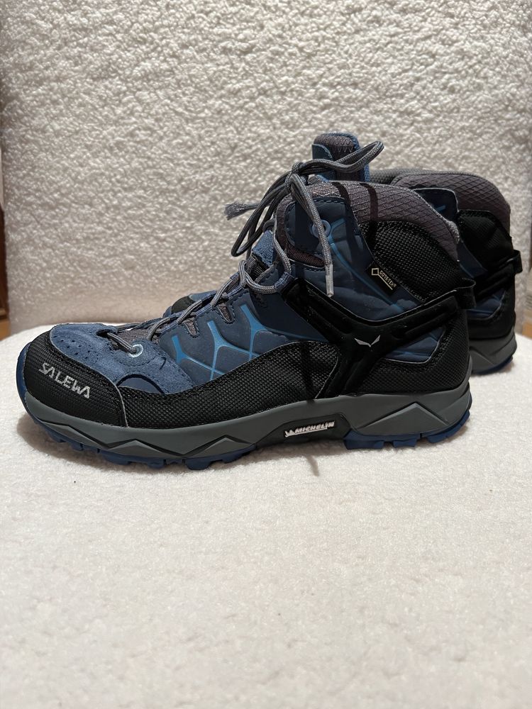 Salewa Jr Alp Trainer Mid GTX Dark Denim/Charcoal