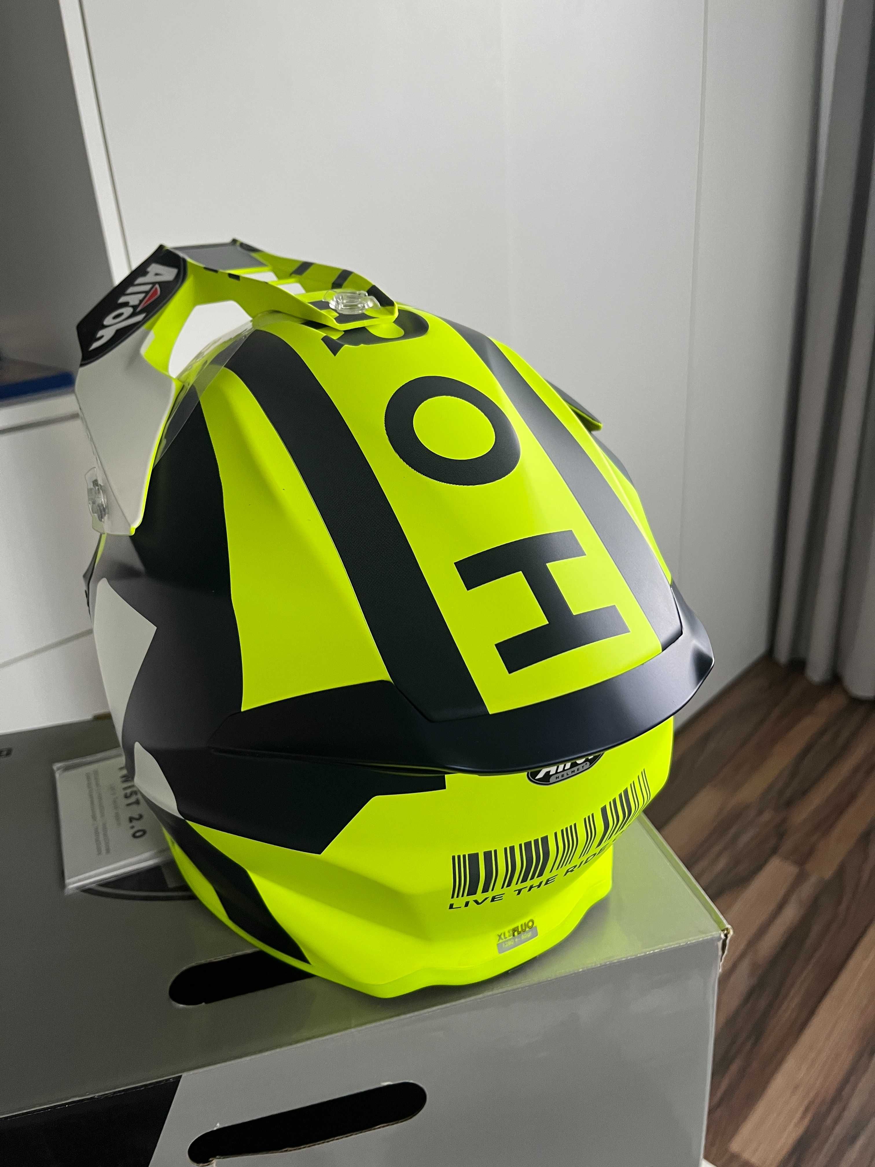 Kask AIROH Twist 2.0 Lift Yellow MX (cross,quad,enduro,mtb) GWARANCJA