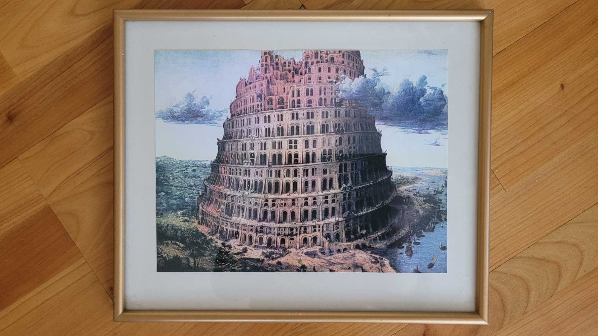 Reprodukcje w ramkach. 4 sztuki. Pieter Bruegel (starszy).
