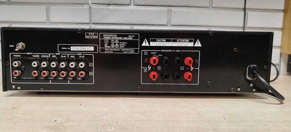 Wzmacniacz hi-fi stereo KENWOOD