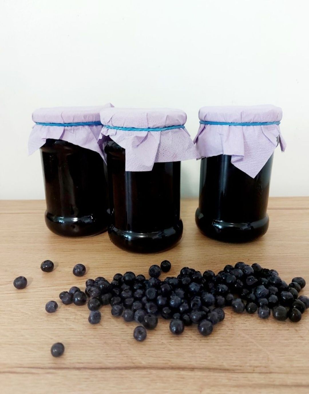 15x315ml domowy dżem z jagod . Dżem jagodowy