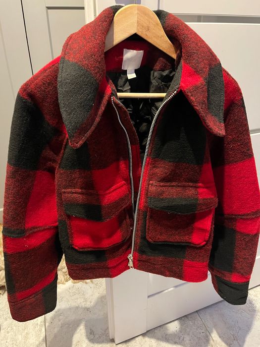 Kurtka damska w kratkę